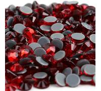 SS6-SS30 40 Farben Crystal AB Hot Fix Strasssteine, Glas Strass Hotfix Aufbügel-Strasssteine zum Nähen und für Stoffdekorationen-Siam-ss30 288 Stück