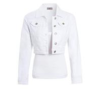 SS7 Damen Kurz geschnittene Jeansjacke