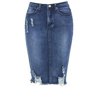 SS7 Neuer Frauen Denim Distressed Stretchrock,Sizes 8 to 14
