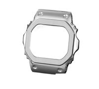 SSNAWBA Benutzerdefiniertes Metallgehäuse-Armband-Kit, kompatibel mit der Casio DW-5600-Serie | GW-M5610/GW-B5600 | Uhrenmodifikationsteile aus Edelstahl | DIY-Upgrade(Black Yellow,5600mm)