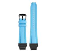 SSNAWBA Kompatibel mit Casio GBD-H1000 GBD H1000 Gummi-Sport-Fluorkautschuk-Uhrenarmband-Modifikation, wasserdichtes Armband, Herren-Uhrenkette(Sky blue-black A)