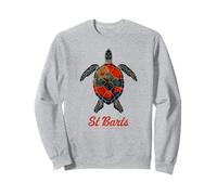 St. Barths Caribbean Vintage St. Barths Meeresschildkröte im Retro-Look Sweatshirt