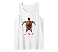 St. Barths Caribbean Vintage St. Barths Meeresschildkröte im Retro-Look Tank Top