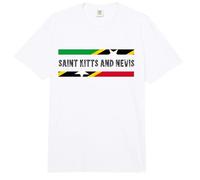 St. Kitts und Nevis Flagge Nevisian Pride Kittitian Roots Comfort Colors Adult Heavyweight T-Shirt