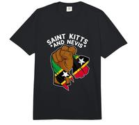 St. Kitts und Nevis Kittitian Roots Nevisian Flag Handfist Comfort Colors Adult Heavyweight T-Shirt