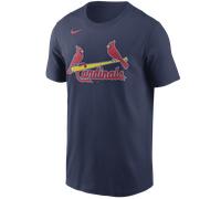 St. Louis Cardinals MLB Nike Wordmark T-Shirt Navy XL Navy