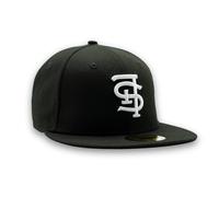 St. Louis Cardinals Upside Down New Era 59FIFTY MLB Cap Schwarz StadiumDreams Exclusive - 7 1/4