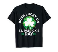 St. Patrick's Day Geburtstag Irland Kleeblatt Glücksklee T-Shirt