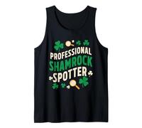 St. Patrick's Day Professioneller Kleeblatt-Spotter Tank Top