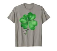 St. Patricks Day Shirt Damen - Kleeblatt-Kleeblatt-Grafik T-Shirt