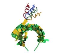 St. Patrick's Day Stirnband, Irisches Kleeblatt Stirnband, Grüner Kopfschmuck für Partys & Feste, Foto-Requisiten- Style A