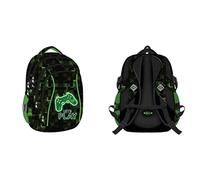 ST.RIGHT Dark Game HB01 Schulrucksack, Black