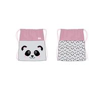 ST.RIGHT Panda Grey BP26 Schulrucksack, Grey, 15″