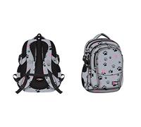 ST.RIGHT Unisex Kinder Paws Sportlicher wasserdichter Schulrucksack, grau, 34 x 43 [cm]