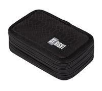 St. Right XXL Federtasche Federmappe Federmäppchen 46-teilig gefüllte Schüleretui 3-stöckig 19 x 13 x 7 cm, 3-Fach Schulstiftetui, dreifaches Federmäppchen Junge Mädchen Shiny Snake