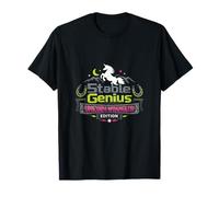 Stabile Grafik aus der Genius Unicorn Wrangler Edition T-Shirt