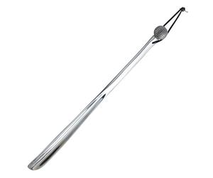 Stabiler Schuhanzieher 54 cm aus Aluminium Schuhlöffel mit Golfball-Griff