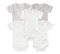 Staccato Baby Bodys 5er Pack - Mädchen, Jungen oder Unisex - Bio-Baumwolle, Organic Cotton, super weich und bequem - Farbe: Bunt, Größen 50/56-86/92 (5er Set Unisex, 62/68)