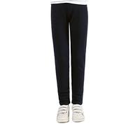 Staccato Mädchen Thermoleggings unifarben - gefüttert, elastisch, wärmend, kuschelig weiche Winterleggings für Kinder und Kleinkinder (116/122, Marine)