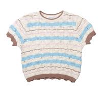 STACCATO - Md.-Strick-Shirt cinnamon str - Gr. - 152
