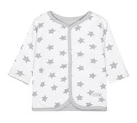 Staccato Unisex Baby Wendejacke - Bio-Baumwolle, Organic Cotton, Baby Erstausstattung - Farbe: Grey Star, Größe: 68