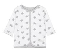 Staccato Unisex Baby Wendejacke - Bio-Baumwolle, Organic Cotton, Baby Erstausstattung - Farbe: Grey Star, Größe: 62