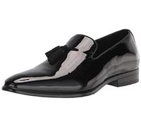 STACY ADAMS Herren Phoenix Quaste Slipper, Schwarz Lack, 42 EU