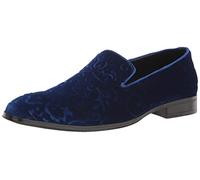 Stacy Adams Herren Saunders Velour Slip on Slipper, Königsblau, 45 EU