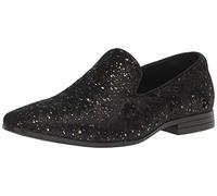 Stacy Adams Herren Stellar Glitzer Slipper, Schwarz, 48 EU