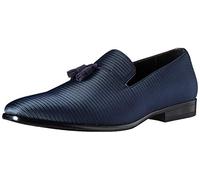 Stacy Adams Herren Tazewell Slipper, Navy, 44.5 EU Weit