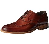 STACY ADAMS Men's Dunbar-Wingtip Oxford, Cognac, 14 W US