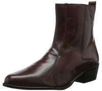 STACY ADAMS Santos Herren Stiefel mit seitlichem Reißverschluss, cognac, 43 EU