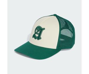 Stadion Grafik Trucker Kappe Ivory / Collegiate Green M/L