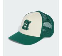 Stadion Grafik Trucker Kappe Ivory / Collegiate Green S/M