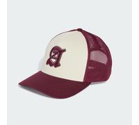 Stadion Grafik Trucker Kappe Ivory / Maroon S/M