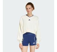 adidas Stadium Sweatshirt Damen JZ1074 - off white/dark blue XS