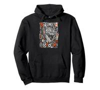 Stärke im Storm Tiger Warrior Spirit Pullover Hoodie