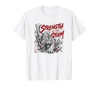 Stärke im Storm Tiger Warrior Spirit T-Shirt