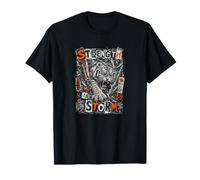 Stärke im Storm Tiger Warrior Spirit T-Shirt