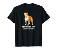 Staffordshire Bullterrier Hunde-Design für Staffy Eltern T-Shirt