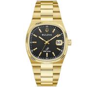 Stainless Steel Bracelet Black Dial Super Seville 97B246 by Bulova