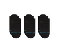 Stance Tagessocke Sneaker Low Tab Icon grau/weiss/schwarz - 3 Paar, Größe 38-42