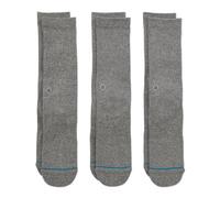 Stance Socken Icon 3er-Pack Grey Heather (Grau) Größe M