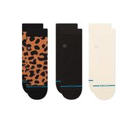 Stance Wmns Animaniac Quarter 3 Pack Socks Mehrfarbig in Größe M
