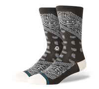 Stance Barrio Crew Socks Schwarz in Größe L
