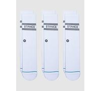 Stance Basic 3 Pack Crew Socks white Gr. M