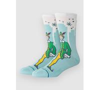 Stance Big City Elf Crew Socks iceblue Gr. M