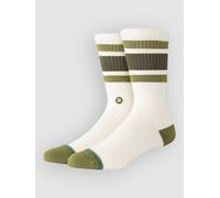 STANCE Unisex Socken - Boyd ST, Logo, Streifen, Crew Socken Weiß/Grün 38-42