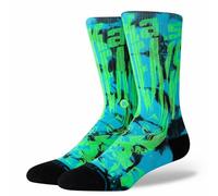 Stance Crew Socks - ATLIENS, Black, Large