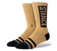 Stance Crew Socks - OG, Sand, Large